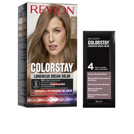 Revlon Color Stay Teinture permanente pour cheveux 7.1 Dark Ash Blonde 165 ml - Coloration blonde cendré foncé longue durée