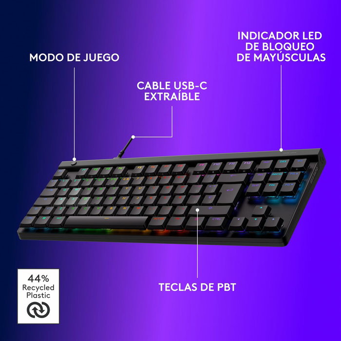 clavier et souris Logitech 920-013857 Noir Espagnol Qwerty