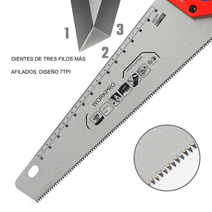 Scie Workpro 16" 40 cm Scie Workpro 16" 40 cm