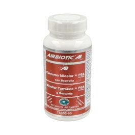 Airbiotic Curcuma Micelar + PEA Complex 60 gélules - Complément alimentaire haute biodisponibilité