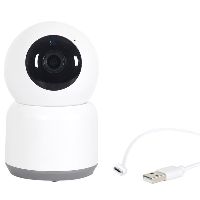 Be Mix Caméra de surveillance Full HD 1080p avec rotation 355°