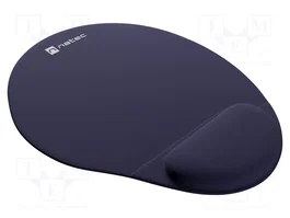 NATEC MARMOT Support de souris et poignet en gel bleu foncé