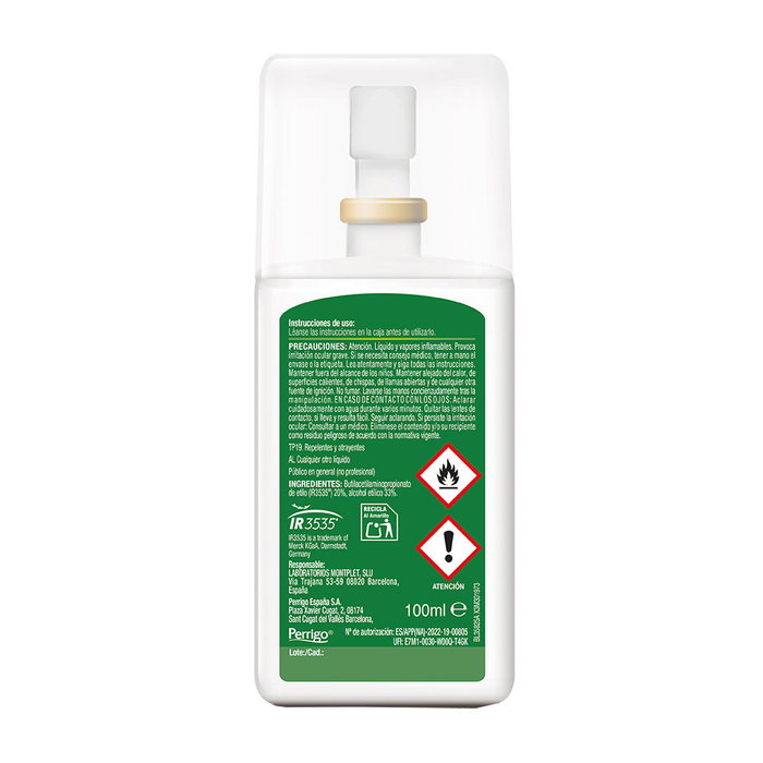 Relec Family Protection immédiate 8h 100 ml Spray anti-moustiques répulsif Relec Family Protection immédiate 8h 100 ml Spray anti-moustiques répulsif