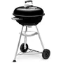 Weber Barbecue Charbon Compact Kettle Ø47cm - Surface Cuisson 43.5cm - Noir