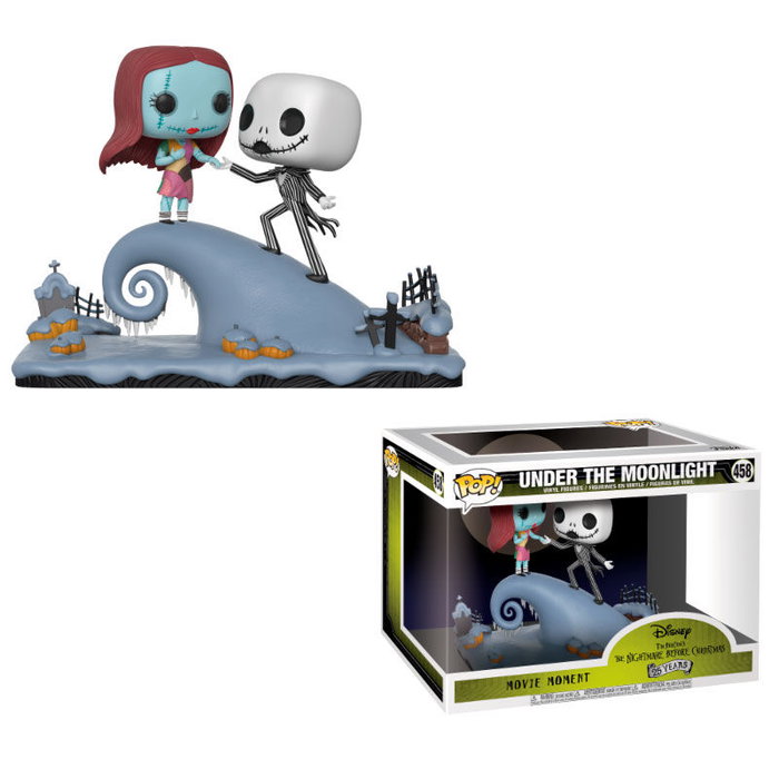 FUNKO Figurine Pop Vinyl Disney L'Étrange Noël de Monsieur Jack - Jack et Sally sur la Colline - 9 cm FUNKO Figurine Pop Vinyl Disney L'Étrange Noël de Monsieur Jack - Jack et Sally sur la Colline - 9 cm