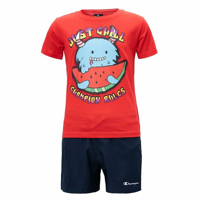 Ensemble de Sport pour Enfants Champion Essentials Rouge 15-16 Ans Ensemble de Sport pour Enfants Champion Essentials Rouge 15-16 Ans