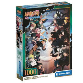 CLEMENTONI Puzzle Naruto Shippuden 1000 pièces - 70x50 cm