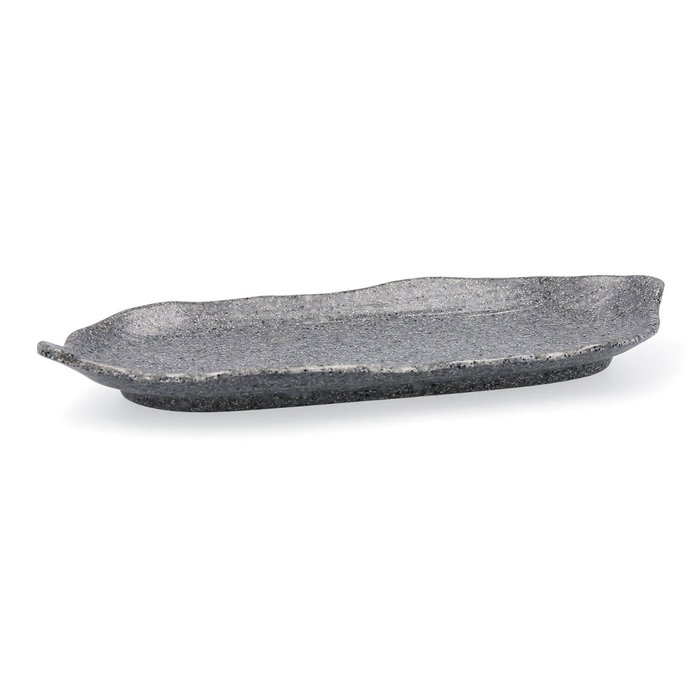Quid Plato Lonja 10 cm Gris Mate Melamina Libre de BPA Résistant 1 Pièce