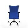 Piqueras Y Crespo Chaise Albacete Confidente, Mécanisme Synchrone, Bleu, Accoudoirs 1D