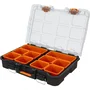 Work Team WORX BY KETER STACK N ROLL - Organisateur à roulettes pour outils, 48 x 33 x 11,5 cm, noir
