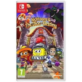 Just For Games NickToons and the Dice of Destiny - Jeu d'action-RPG Nintendo Switch avec Bob l'éponge et Leonardo