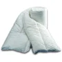 Couette Câline Tempérée en Taffetas de Polyester - 240 x 220 cm - Blanc - 250 g/m² - Idéale Toute l'Année