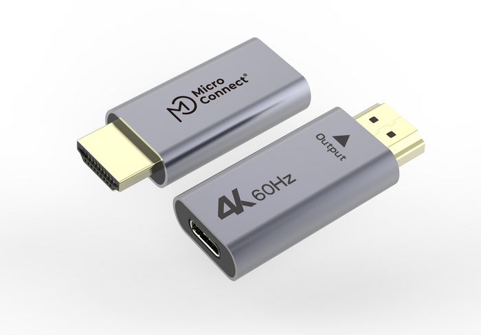 MicroConnect Adaptateur HDMI vers USB-C 4K60Hz M/F (Unidirectionnel) MicroConnect Adaptateur HDMI vers USB-C 4K60Hz M/F (Unidirectionnel)