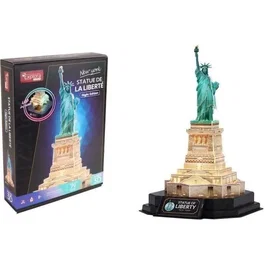 Explora Puzzle 3D Lumineux à Construire Statue de la Liberté - Jeu de Construction 79 Pièces - A Partir de 8 Ans