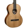 LAG Guitare Classique Nylon Blue Wave 2 - Électroacoustique, Table Cèdre Massif, Fond Palissandre, 4/4