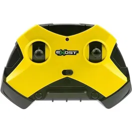 Exost - Voiture télécommandée 360 Cross jaune, radio 2.4Ghz pour 10 joueurs, 360°, batterie rechargeable, jeu 30-40 min, dès 4 ans