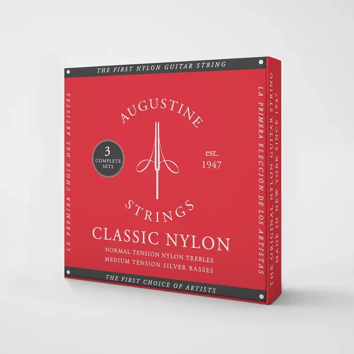 AUGUSTINE Pack 3 Jeux Classique Nylon - Tension Normale