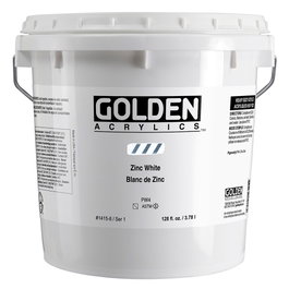 Golden Heavy Body Couleurs Acryliques Zinc Blanc 3,78 L