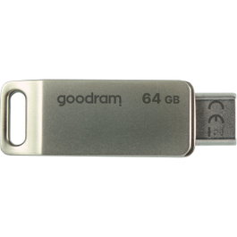 Goodram ODA3 Argenté 64 Go USB Type-A et USB Type-C