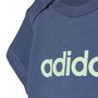 Ensemble de Sport pour Bébé Adidas I Lin Co Set Infantil Bleu Gris Multicouleur