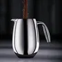 Bodum Cafetière à piston COLUMBIA, double paroi inox 0.5 L (4 tasses) - Rétention de chaleur 2h, filtration complète, lave-vaisselle