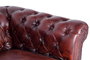 Giner y Colomer Canapé Chesterfield en Cuir Naturel Marron Vieilli, Dimensions 72x96x85 cm, Assise 54x54 cm
