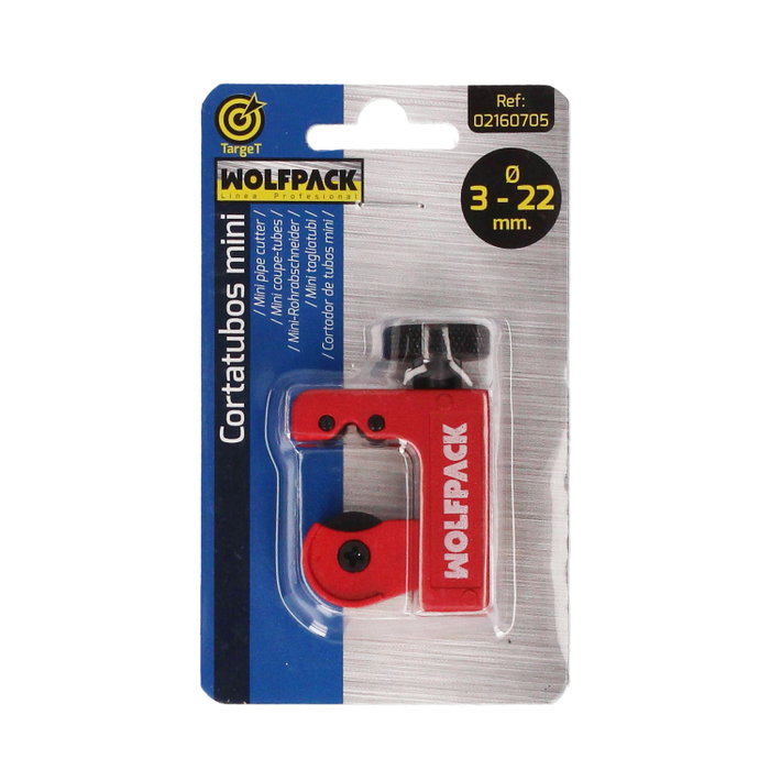 WOLFPACK LINEA PROFESIONAL Coupe-tube Mini Ø 3 à 22 mm WOLFPACK LINEA PROFESIONAL Coupe-tube Mini Ø 3 à 22 mm