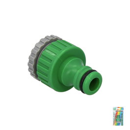 SATURNIA Raccord tuyau plastique 3/4 - 1/2'' femelle blister