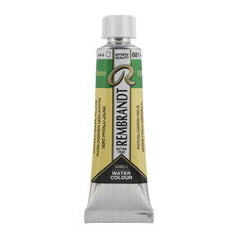 Rembrandt Aquarelle Vert Phthalo Jaune 681 en tube 10 ml