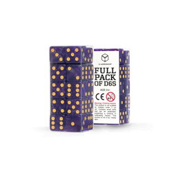 Q Workshop pack dés Full Pack D6 Shimmering Purple (20)