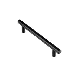 Rei 891h Poignée de meuble type anse en acier inoxydable noir mat 128 mm blister 4 pièces