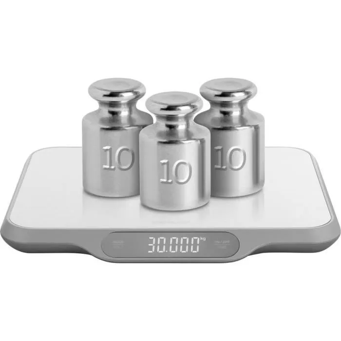 Sencor SKS 7300 - Balance de Cuisine Numérique, Capacité 30 kg Précision 2 g, Surface Acier Inox, Écran LED Tactile, Fonction Tare, Arrêt Auto Sencor SKS 7300 - Balance de Cuisine Numérique, Capacité 30 kg Précision 2 g, Surface Acier Inox, Écran LED Tactile, Fonction Tare, Arrêt Auto