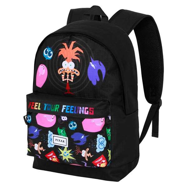 Karactermania Sac à dos HS FAN 2.2 Del Revés 2 / Inside Out 2 Feeling - Urbain, compartiment principal, matériau Ripstop - 31 x 18 x 44 cm