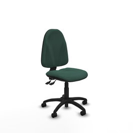 PIQUERAS Y CRESPO Chaise de bureau Algarra, Vert bouteille, Mécanisme Asincro