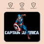 ERT GROUP Tapis de souris gamer Marvel Captain America avec surface anti-dérapante, 22x18 cm
