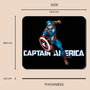 ERT GROUP Tapis de souris gamer Marvel Captain America avec surface anti-dérapante, 22x18 cm