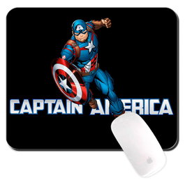 ERT GROUP Tapis de souris gamer Marvel Captain America avec surface anti-dérapante, 22x18 cm