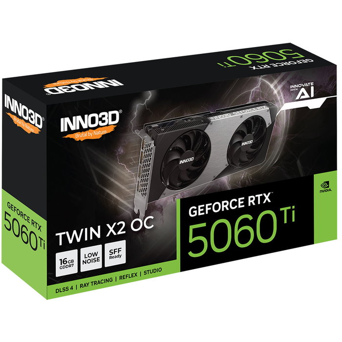 Carte Graphique INNO3D N506T2-16D7X-191073N geforce rtx 5060 ti 16 GB GDDR7
