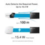 Omada - Injecteur PoE IEEE 802.3af, Adaptateur Gigabit, Plug-and-Play, pour Transmission d'Alimentation et de Données