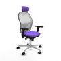 Piqueras y Crespo Chaise de Bureau avec Appui-tête Jorquera 3D086N2 Lila
