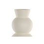 Vase Home ESPRIT Blanc Fibre de Verre Moderne