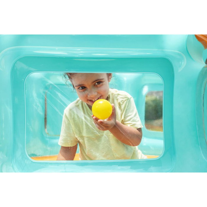 Bestway Trampoline Gonflable Jeux avec Boules 152x152x117 cm +3 Ans Intérieur et Jardin 52344 Bestway Trampoline Gonflable Jeux avec Boules 152x152x117 cm +3 Ans Intérieur et Jardin 52344