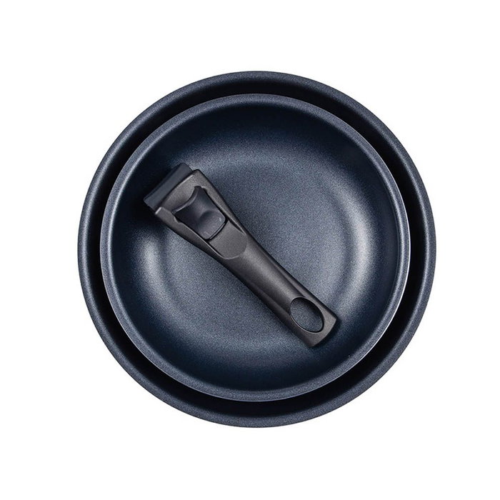 Bergner Click & Cook Set 2 Poêles Antiadhésives Ø20 + Ø26 cm Induction Poignée Amovible Bg-31605-Bk Bergner Click & Cook Set 2 Poêles Antiadhésives Ø20 + Ø26 cm Induction Poignée Amovible Bg-31605-Bk
