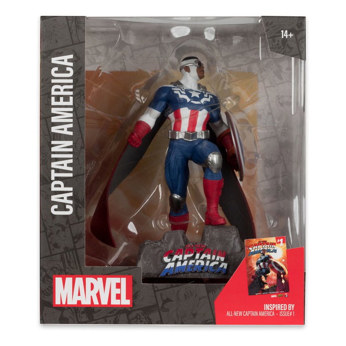 Marvel Collection statuette PVC 1/10 Captain America (All-New Captain America #1) 17 cm Marvel Collection statuette PVC 1/10 Captain America (All-New Captain America #1) 17 cm