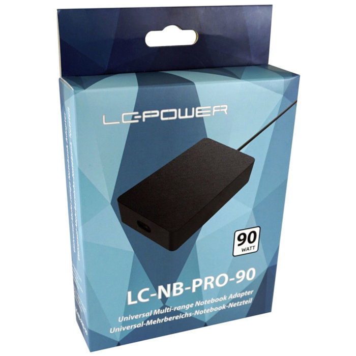 LC-Power LC-NB-PRO-90 Alimentation Universelle 90W avec 10 Adaptateurs LC-Power LC-NB-PRO-90 Alimentation Universelle 90W avec 10 Adaptateurs