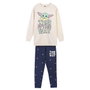 Cerdá Pijama Long Adulte en Coton Brushed avec Motif The Mandalorian Taille XS
