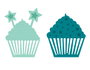 Misskuty Lot de 2 emporte-pièces fins ZAG Anniversaire pour cupcakes