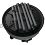 Incasa Barbecue à gaz compact 4000 W brûleur inox plaque fonte aluminium allumage piézoélectrique