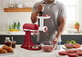 Kitchenaid 5KSMFGA Accessoire Picador de Viande pour Batteur sur Socle, avec Couteaux en Acier Inoxydable et Plaques de Broyage pour Préparations Fines et Grossières