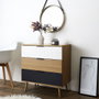 Home Deco Factory CÓMODA 3 CAJONES SVEN tricolore